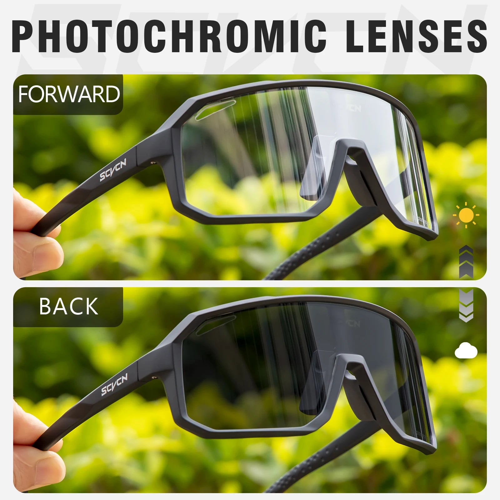 Cycling Sunglasses – UV400 & Photochromic Bike Glasses for Men & Women