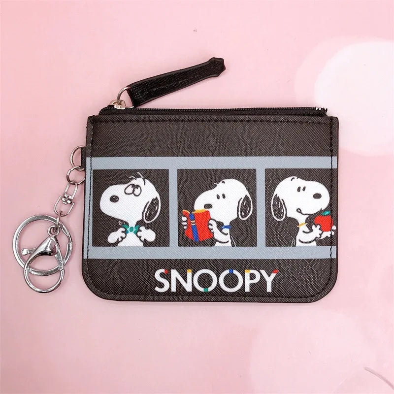 🐾 Snoopy Coin Purse – Cute Zipper Wallet for Kids, Teens & Adults