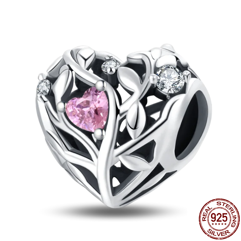 Berloque de Prata 925 com Zircônia - Berloque Compatível com Pulseira