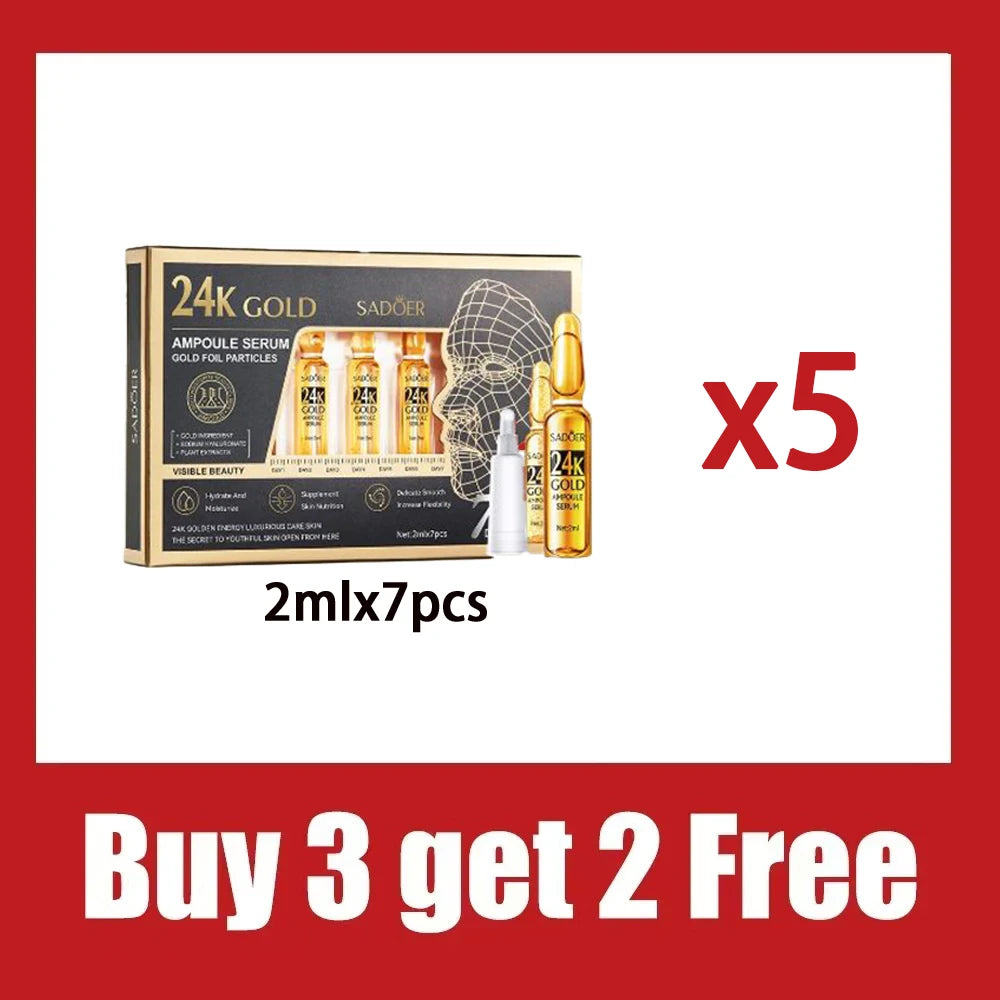 Thread Lifting Facial Essence – 24K Gold Glow & Hydration