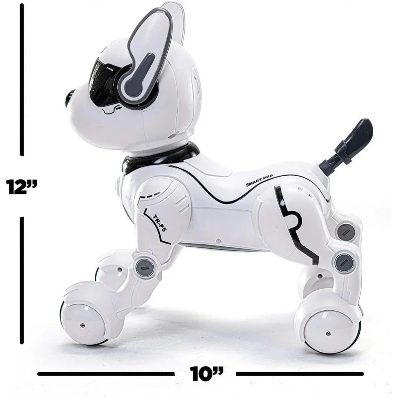 Robô Cachorro Inteligente - Brinquedo Interativo Programável de Controle Remoto
