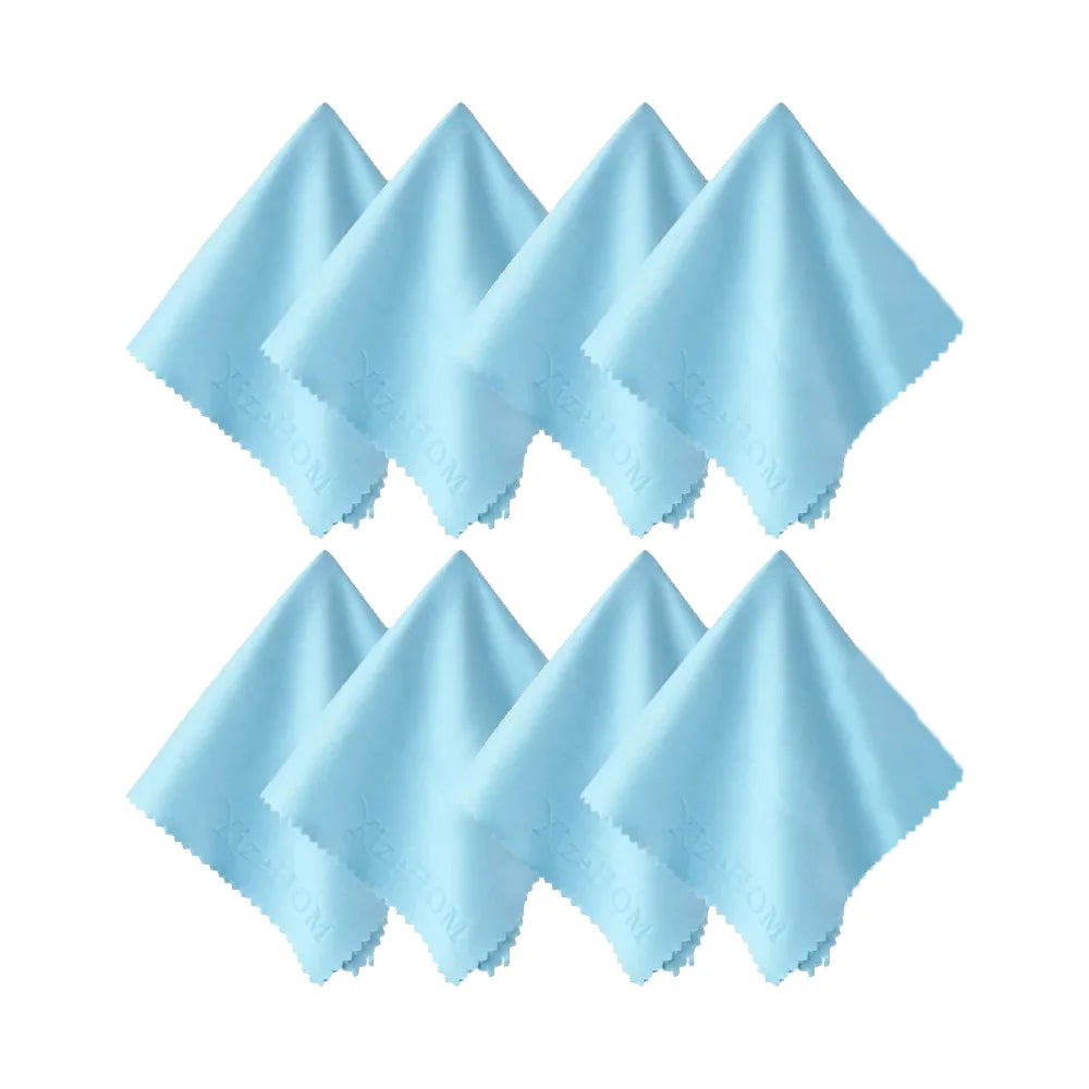 XizeHOM 8pcs Microfiber Glasses Cleaning Cloth – Lens & Phone Screen Wipes