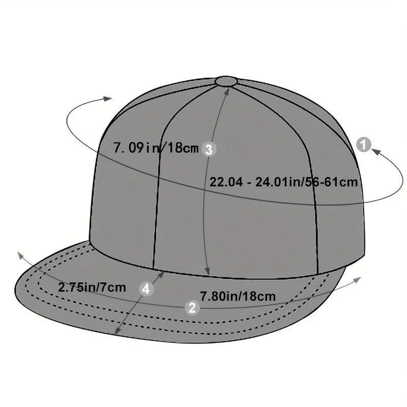Boné de basquete de Los Angeles - Boné snapback de algodão para uso casual e ao ar livre