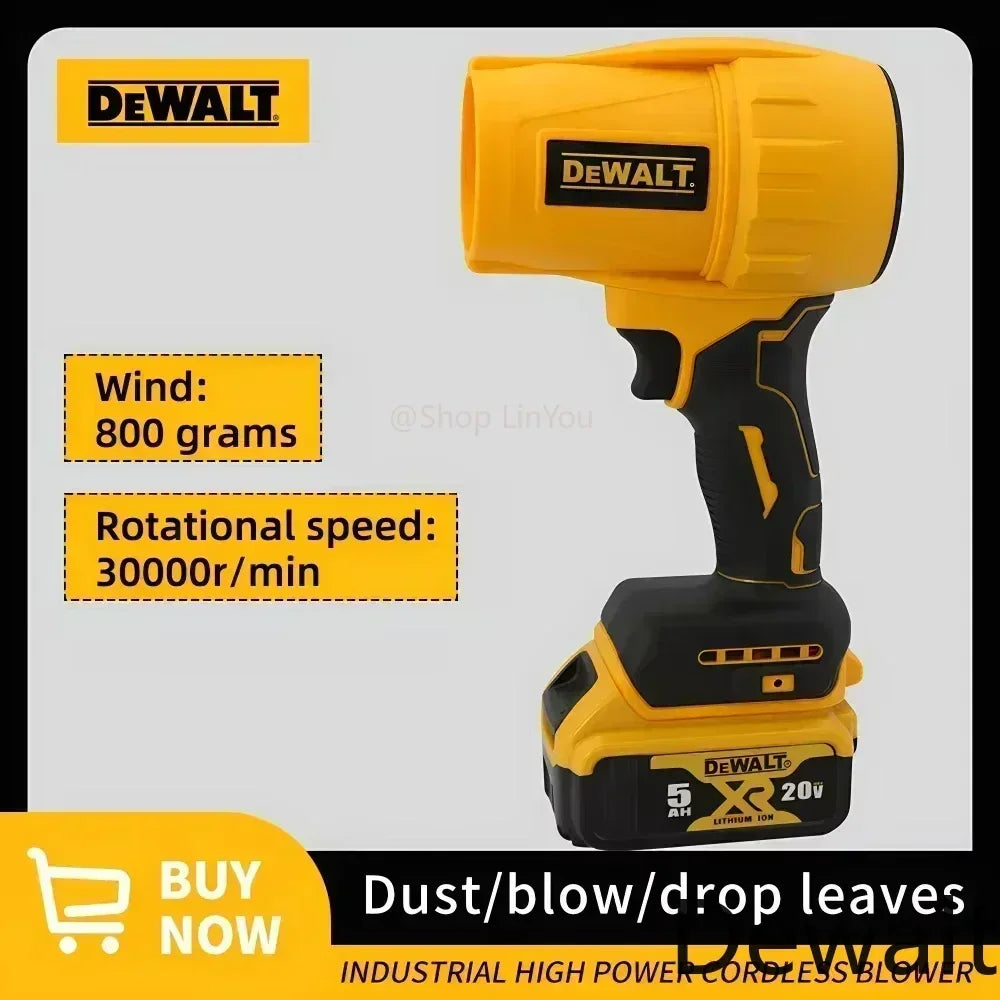💨 LIQUIDAÇÃO! Soprador de ar sem fio DeWalt de 30.000 RPM - Ferramenta para remover poeira com ventilador turbo de 20V
