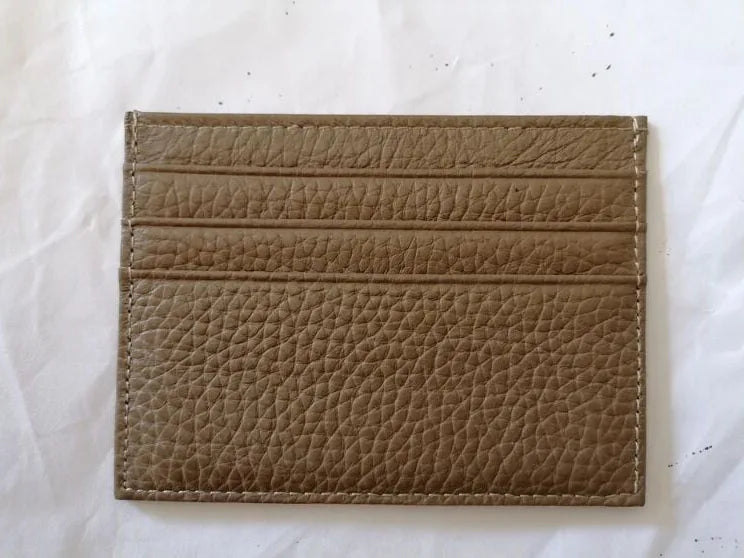 Custom Logo Leather Card Holder – Slim Wallet