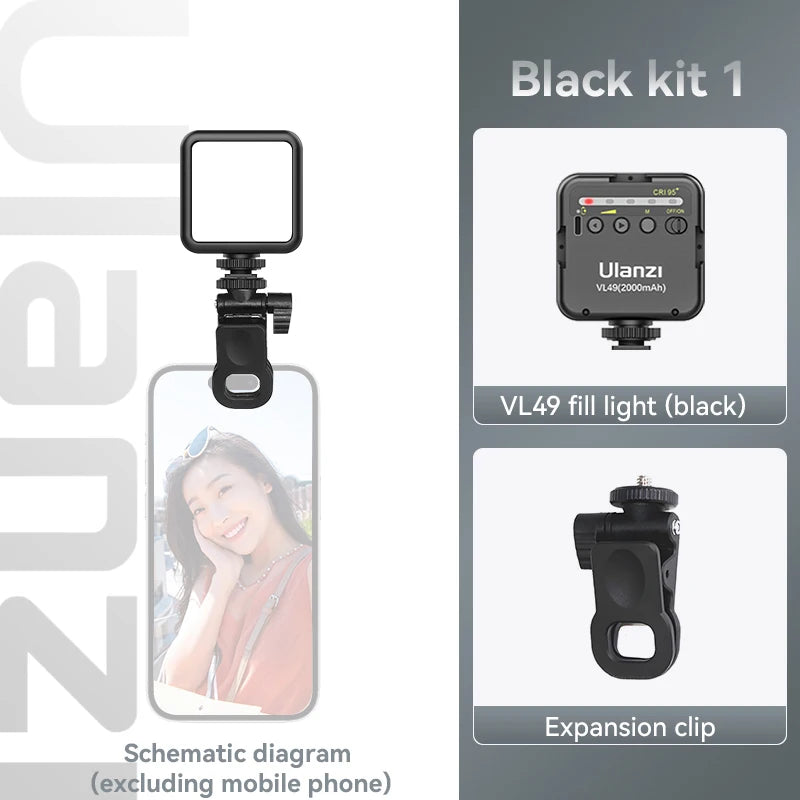 Mini Vlog LED Fill Light – Camera Lighting