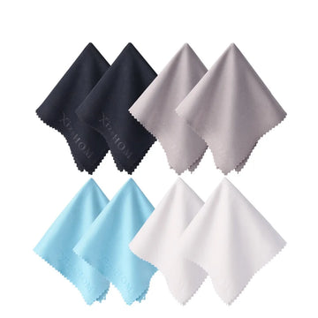 XizeHOM 8pcs Microfiber Glasses Cleaning Cloth – Lens & Phone Screen Wipes