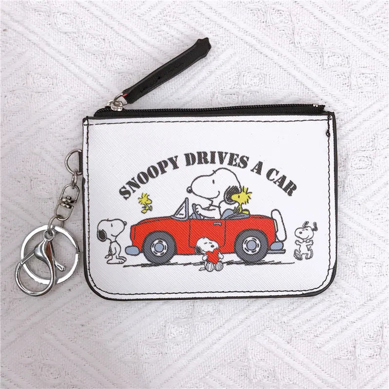 🐾 Snoopy Coin Purse – Cute Zipper Wallet for Kids, Teens & Adults