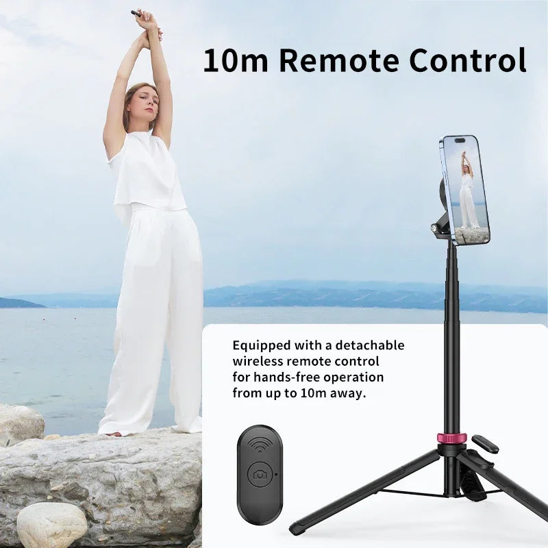 MagSafe Selfie Stick Tripod – Bluetooth Remote Stand