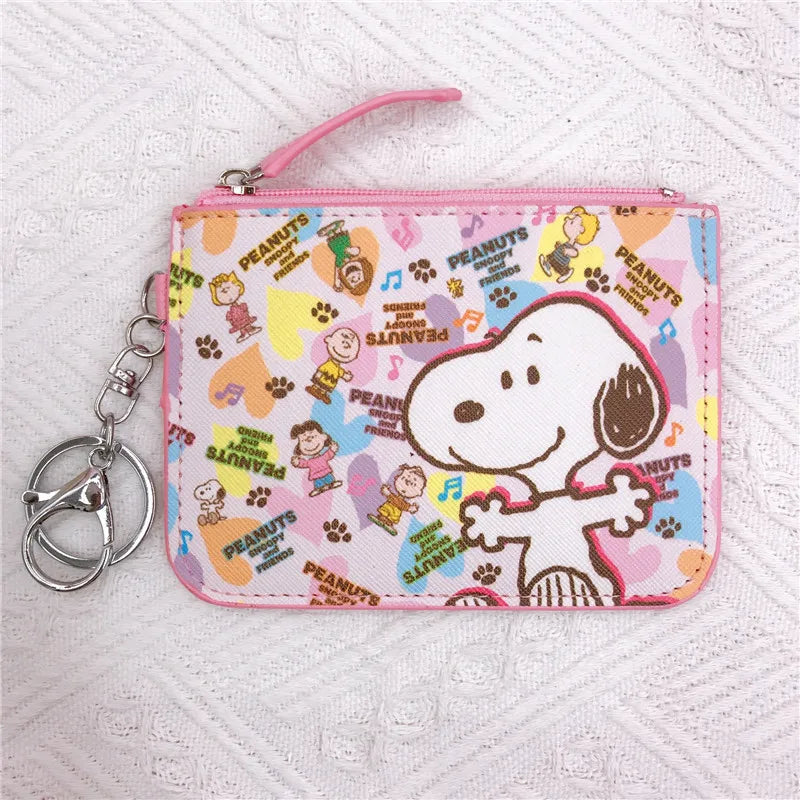 🐾 Snoopy Coin Purse – Cute Zipper Wallet for Kids, Teens & Adults