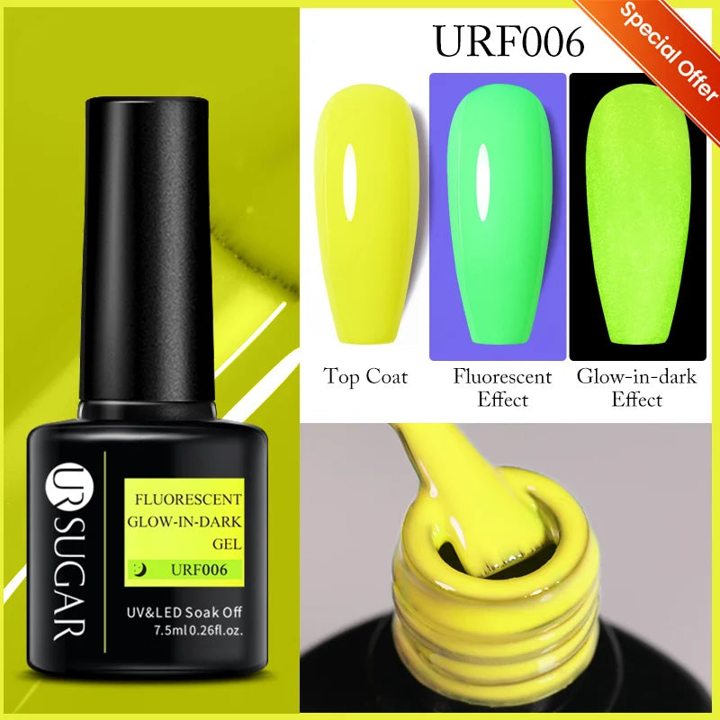 Glitter Gel Nail Polish – Semi-Permanent UV LED Gel with Sparkling Shimmer Finish