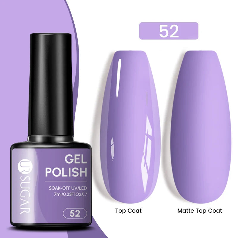 Dark Red Gel Nail Polish – Soak-Off LED/UV Gel Varnish for Salon & Home Use