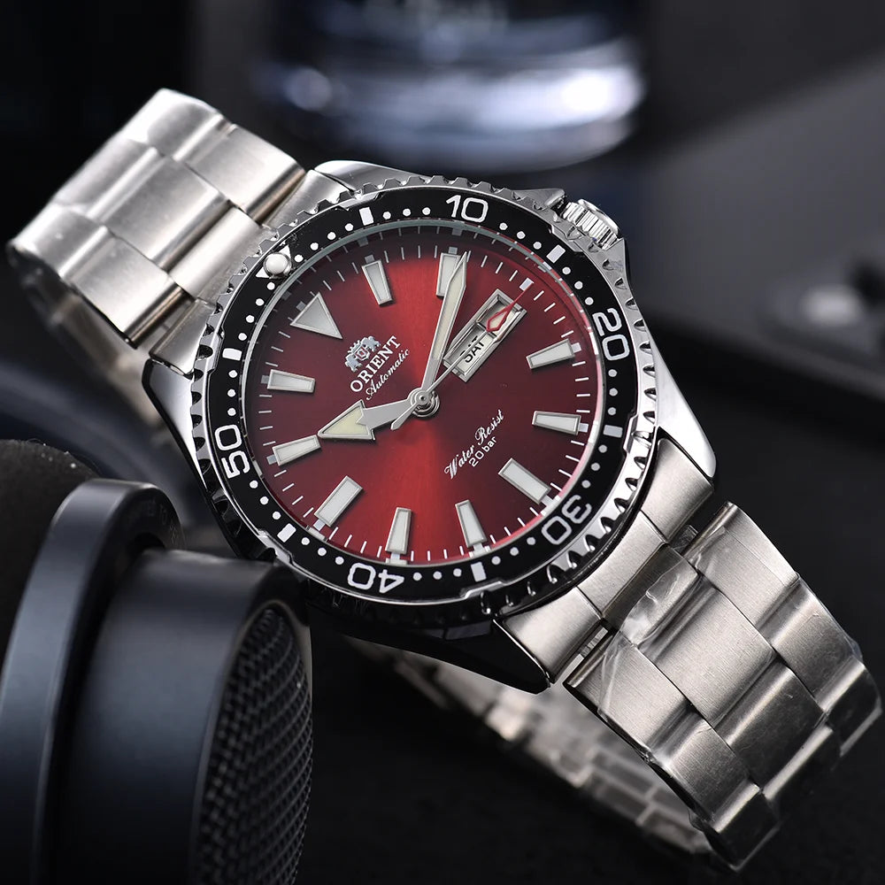 Men's Automatic Mechanical Watch – Luxury Stainless Steel Self-Winding Wristwatch | 17 Style Options