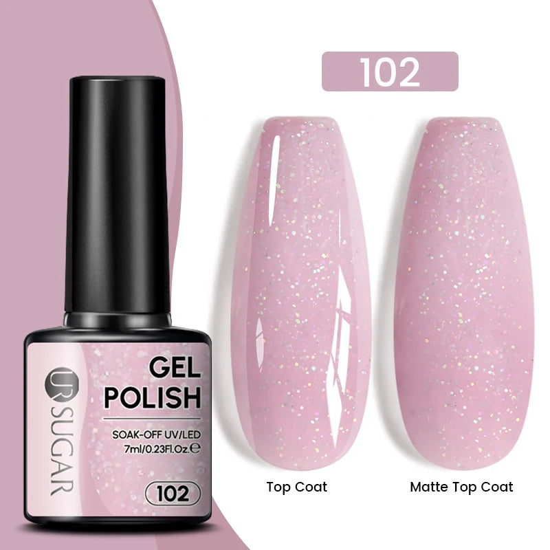 Dark Red Gel Nail Polish – Soak-Off LED/UV Gel Varnish for Salon & Home Use