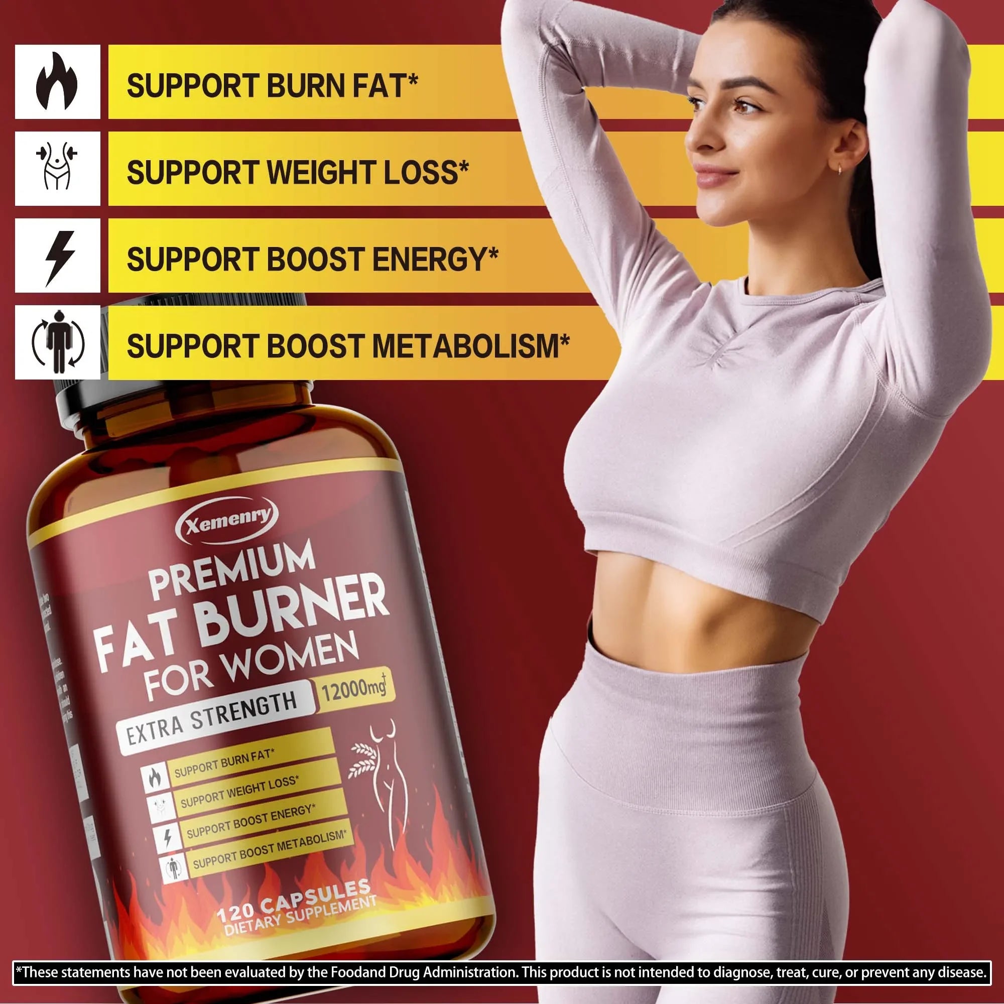 Green Tea Extract Capsules - Fat Burning, Detox, Slimming, Boosts Metabolism and Weight Management Supplement