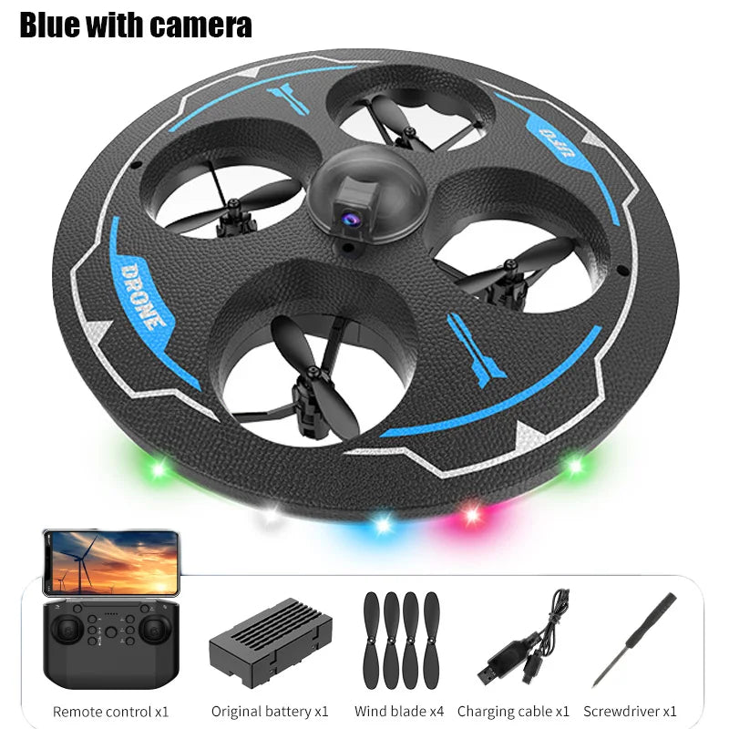 Mini Drone UFO MX85 para Crianças - Desvio Inteligente de Obstáculos, Design Seguro de Espuma (50g)