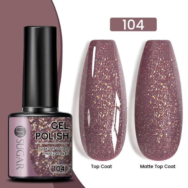 Dark Red Gel Nail Polish – Soak-Off LED/UV Gel Varnish for Salon & Home Use