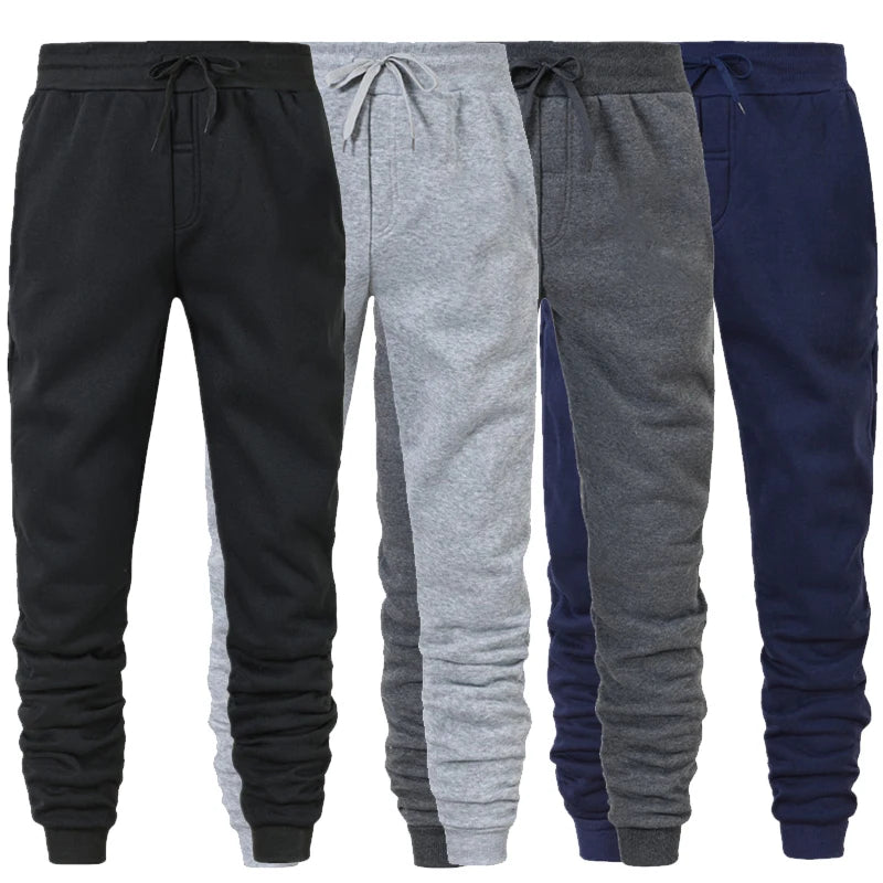 Calças Esportivas Masculinas - Moletom Casual Esportivo para Academia, Corrida e Treino