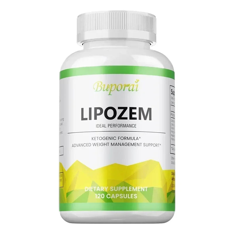 Lipozem Cápsulas para Perda de Peso - Cetona de Framboesa e Magnésio para Metabolismo e Energia