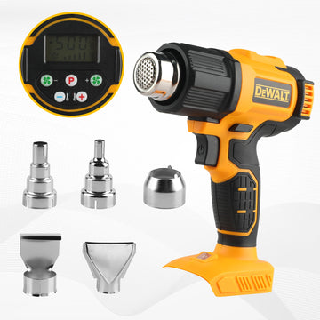 🔥 OFERTA IMPERDÍVEL! Pistola de ar quente sem fio DeWalt DCE530 20V - Ferramenta de soldagem com temperatura ajustável até 550°C