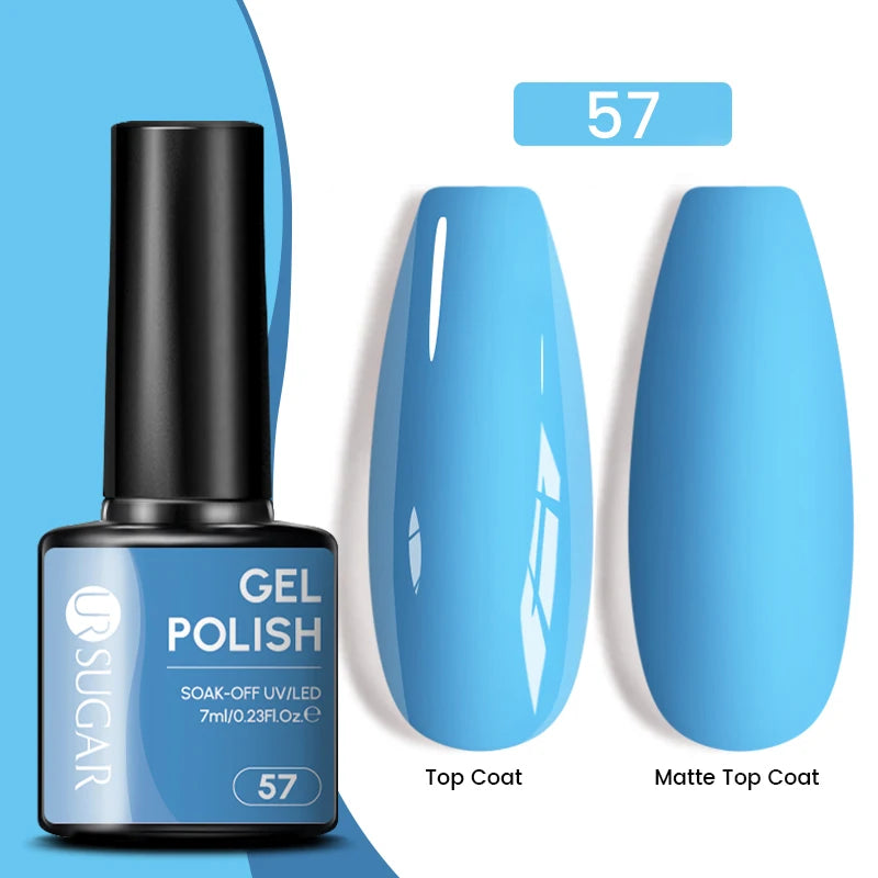 Glitter Gel Nail Polish – Semi-Permanent UV LED Gel with Sparkling Shimmer Finish