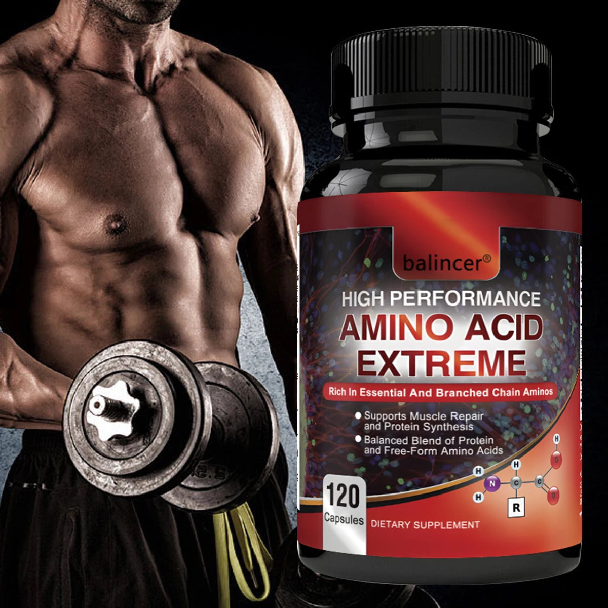 Aminoácidos Completos + BCAAs - Suplemento para Recuperação, Reparo e Crescimento Muscular
