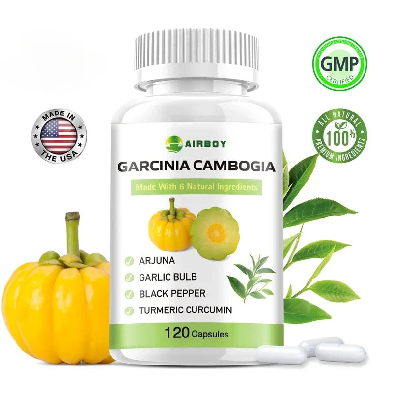 Cápsulas de Garcinia Cambogia – Queimador de Gordura Natural e Supressor de Apetite para Perda de Peso
