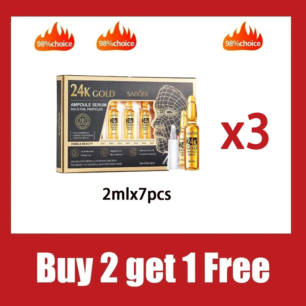 Thread Lifting Facial Essence – 24K Gold Glow & Hydration