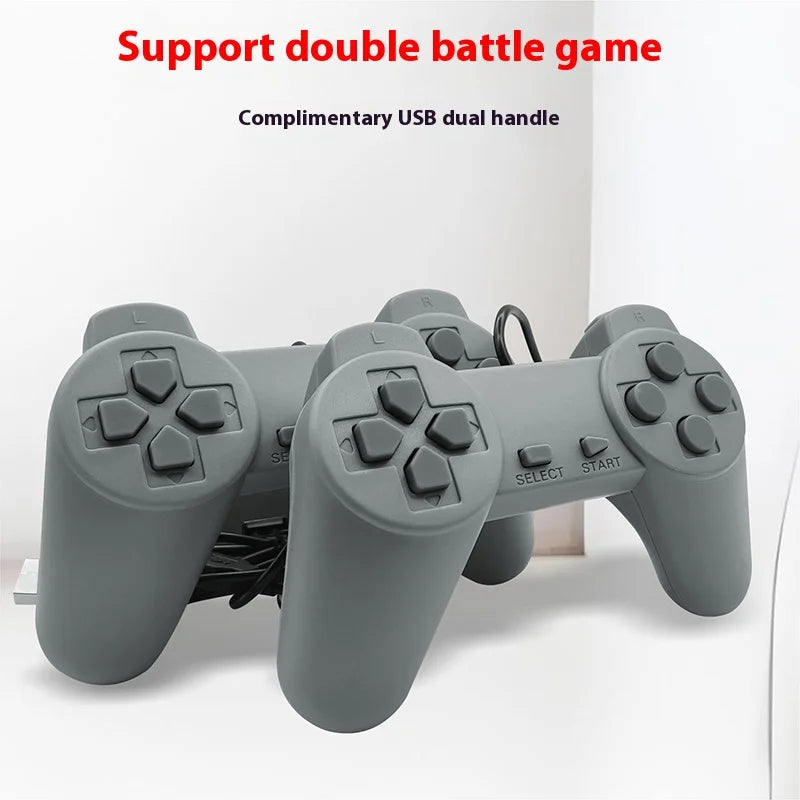 Console de jogos retrô - 620 jogos clássicos integrados com dois controles e saída HD