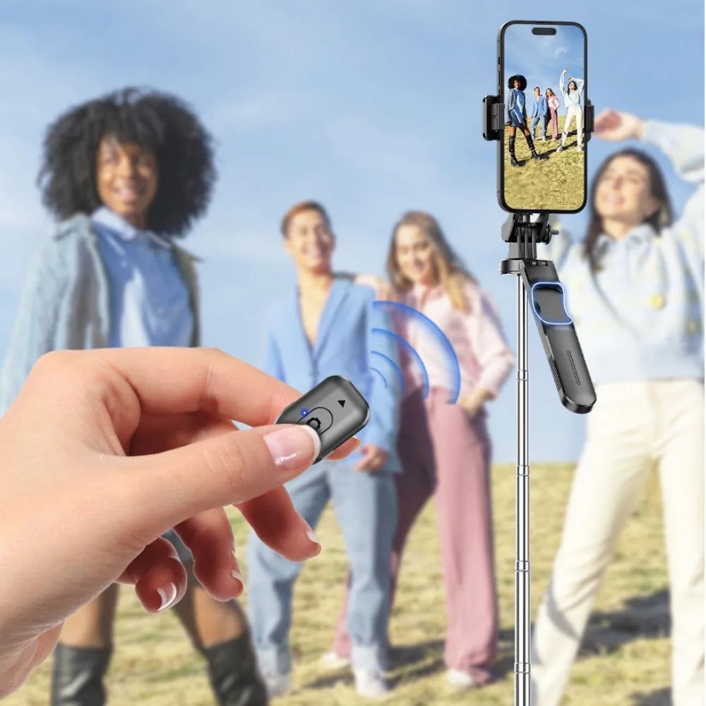 Selfie Stick Tripod with Fill Light – Bluetooth Remote