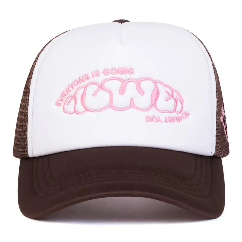 Breathable Trucker Cap - Adjustable Snapback Baseball Hat with Sun Protection for Hip-Hop Style