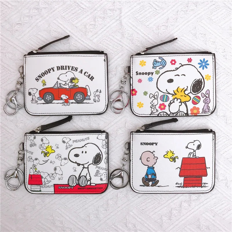 🐾 Snoopy Coin Purse – Cute Zipper Wallet for Kids, Teens & Adults