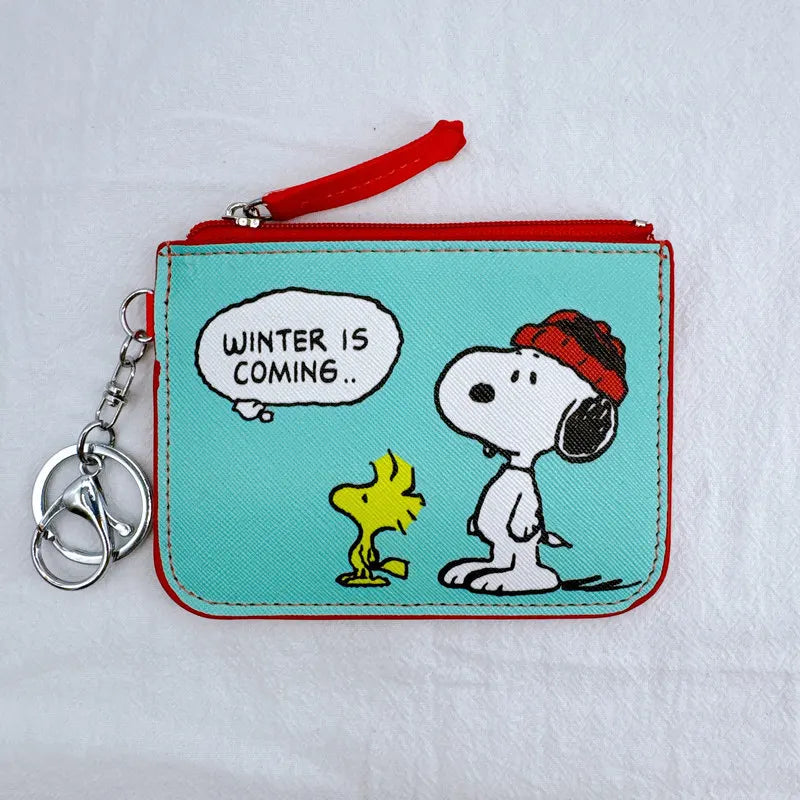 🐾 Snoopy Coin Purse – Cute Zipper Wallet for Kids, Teens & Adults