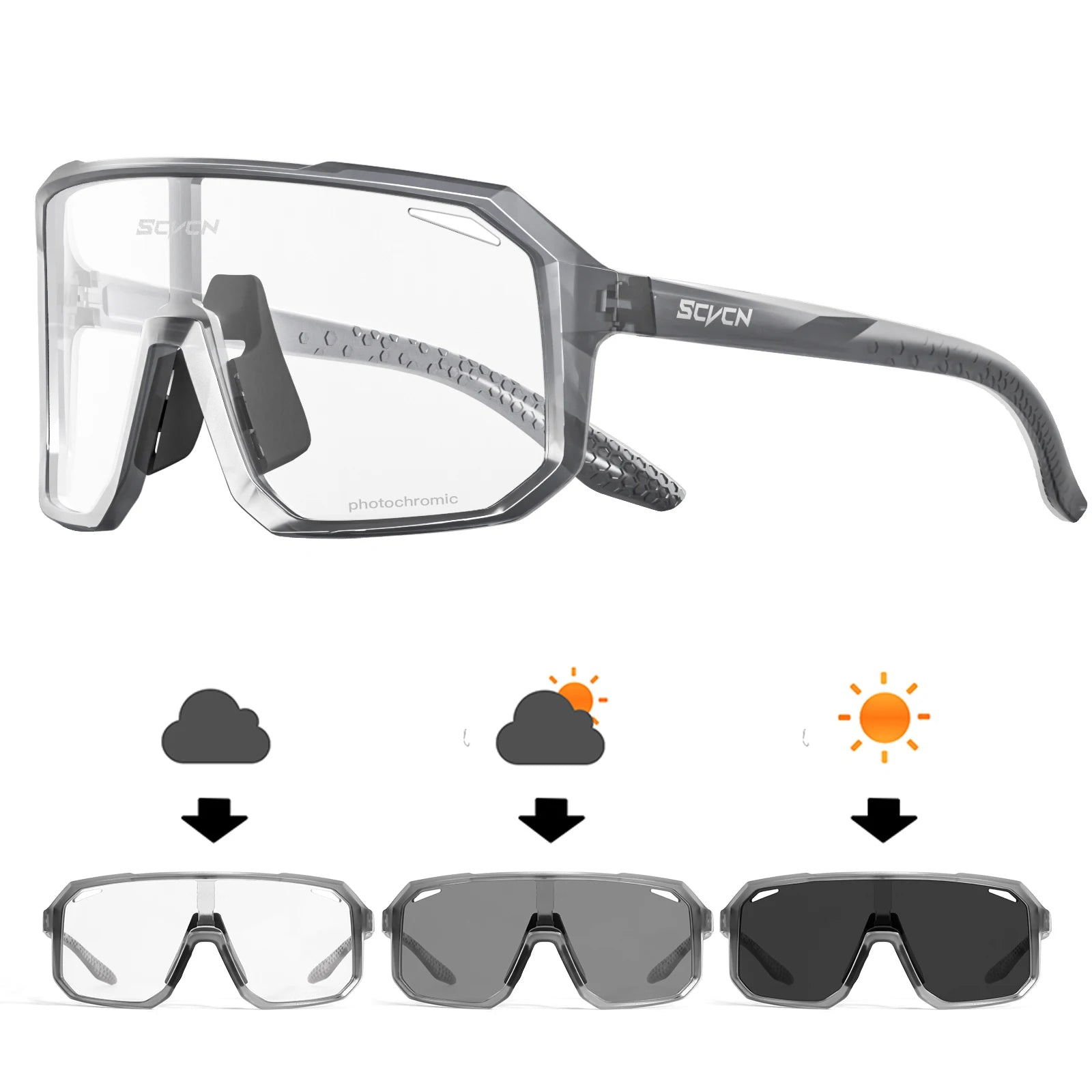 Cycling Sunglasses – UV400 & Photochromic Bike Glasses for Men & Women