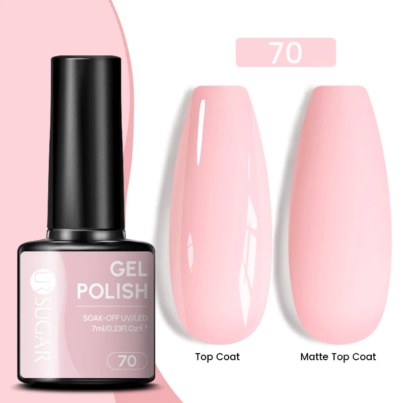 Glitter Gel Nail Polish – Semi-Permanent UV LED Gel with Sparkling Shimmer Finish