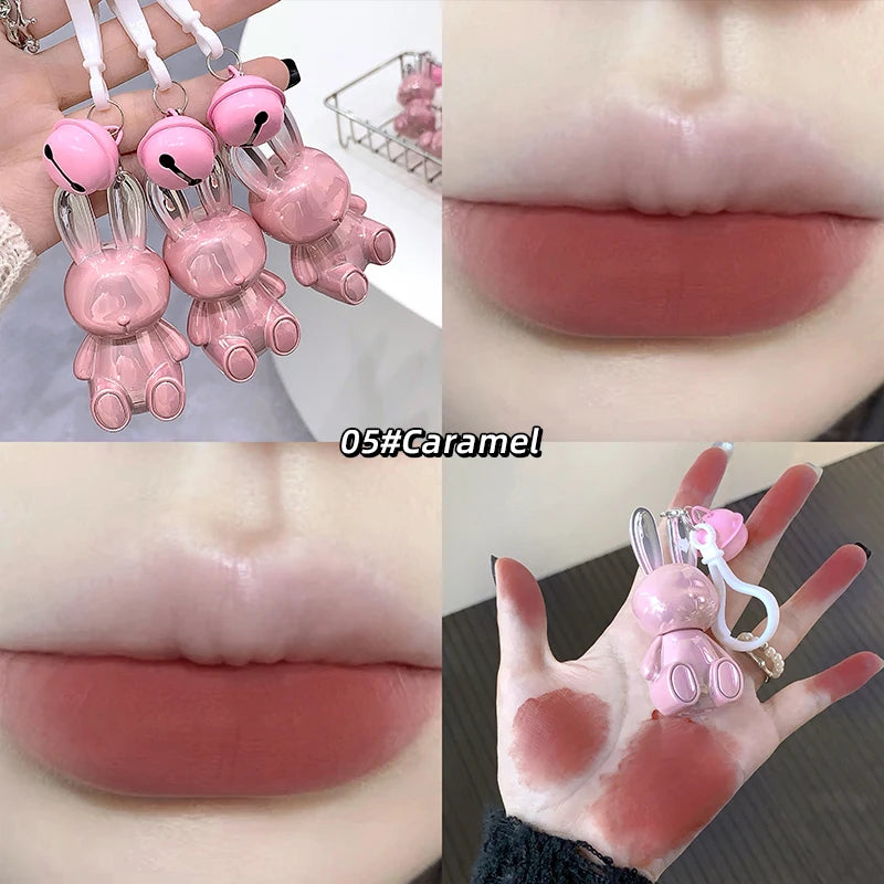 Batom líquido matte aveludado Gege Bear Pink Rabbit