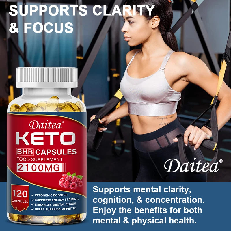 Keto BHB Capsules with Apple Cider Vinegar - Weight Loss, Energy & Focus Support