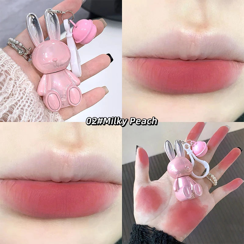 Batom líquido matte aveludado Gege Bear Pink Rabbit