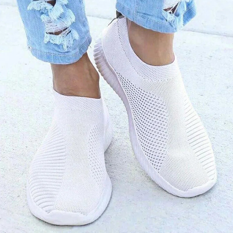 Tênis Slip-On Feminino – Calçados Esportivos Casuais Confortáveis