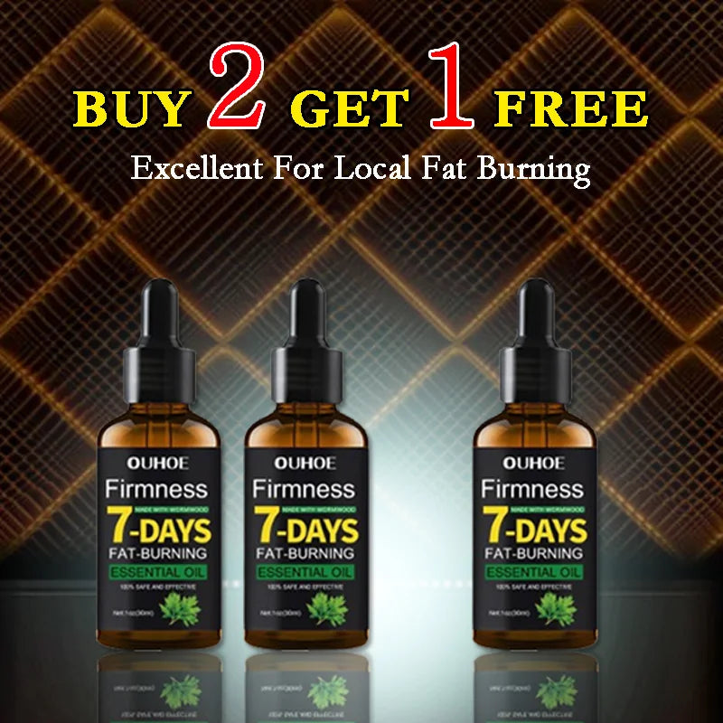Natural Weight Loss Oil - Belly Fat Burning Cream with Green Tea & Grape Extract