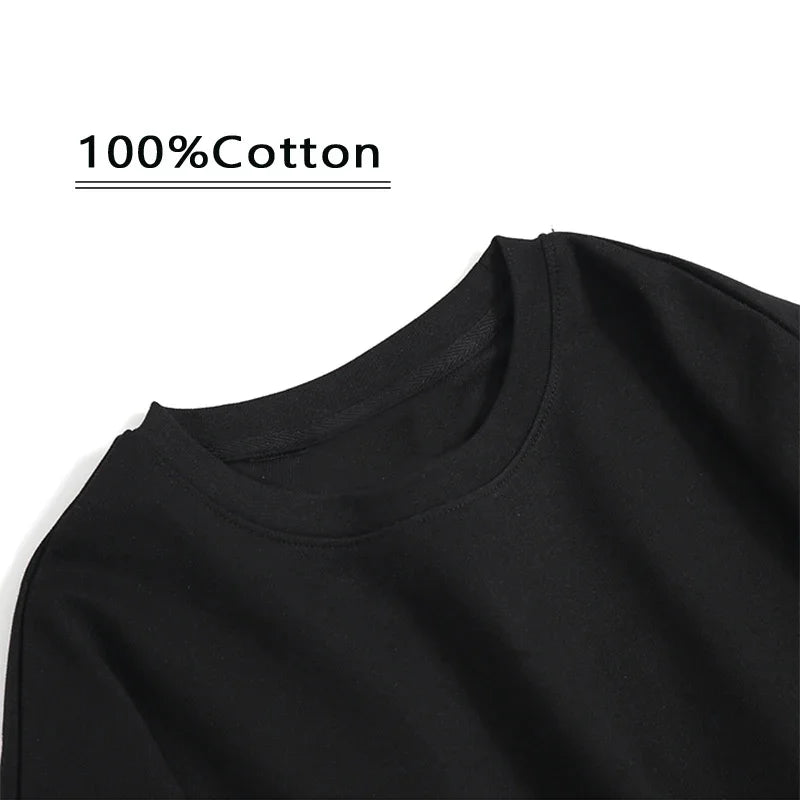 Camiseta de algodão de manga comprida estilo japonês para o outono – Blusa clássica de corte solto