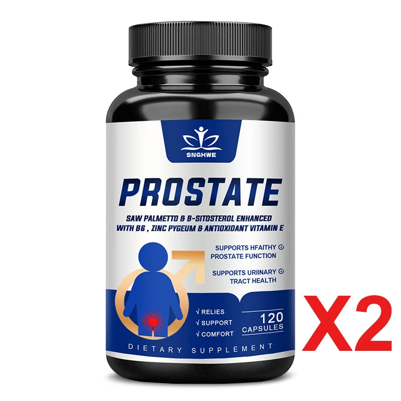 Saw Palmetto Prostate Support - Men's Health Supplement for Urinary & Bladder Control