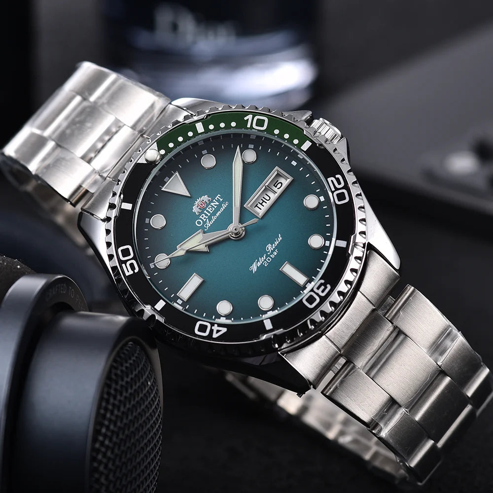 Men's Automatic Mechanical Watch – Luxury Stainless Steel Self-Winding Wristwatch | 17 Style Options