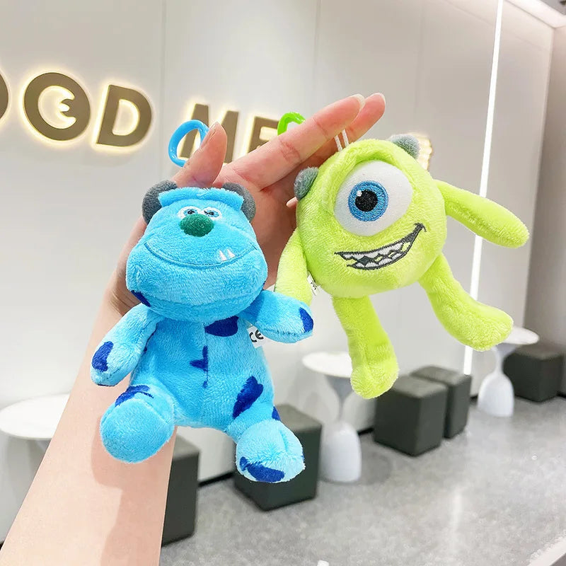 Chaveiro de pelúcia kawaii para carro, chaveiro automotivo, lindo chaveiro de desenho animado, chaveiro de pelúcia 3D, pingente de pelúcia para bolsa