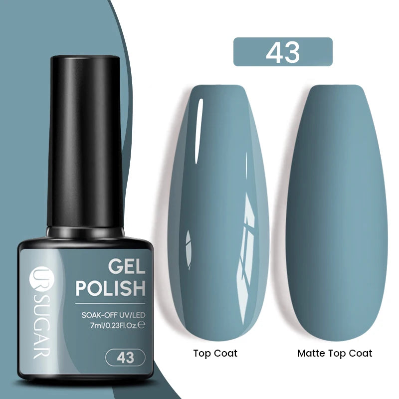 Dark Red Gel Nail Polish – Soak-Off LED/UV Gel Varnish for Salon & Home Use