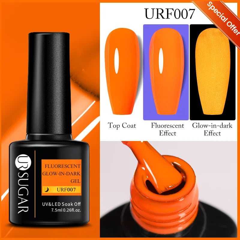Glitter Gel Nail Polish – Semi-Permanent UV LED Gel with Sparkling Shimmer Finish