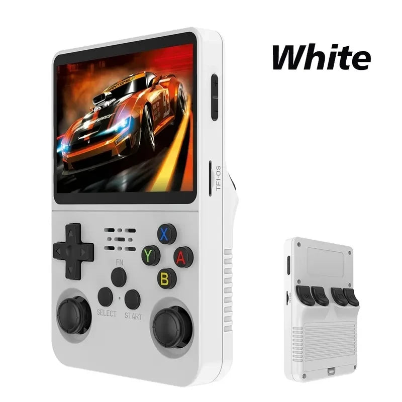 Console de jogos portátil retrô R36S - Sistema Linux de 3,5" com 128 GB de memória.