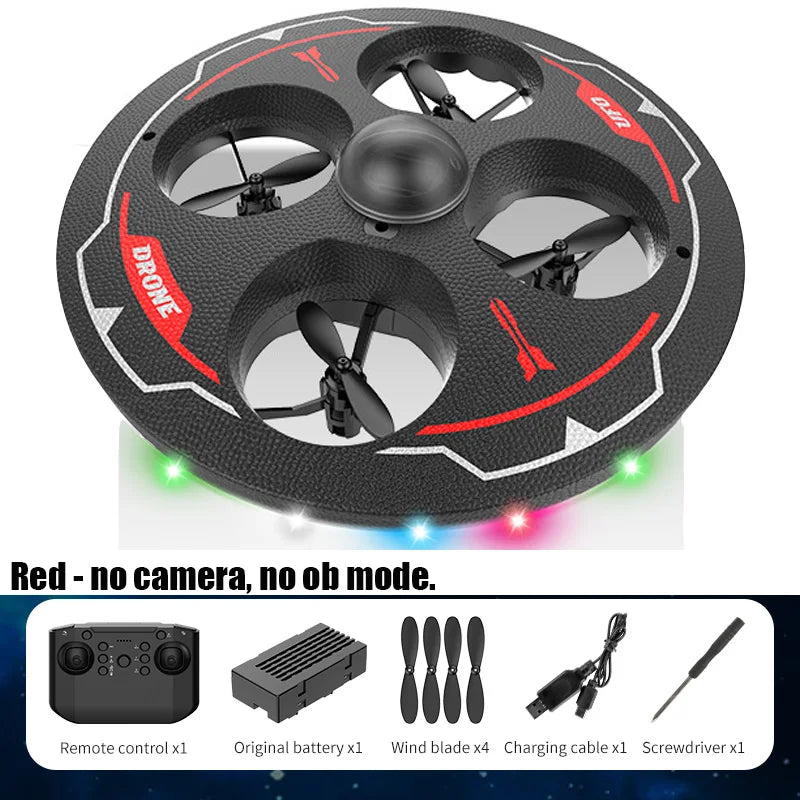 Mini Drone UFO MX85 para Crianças - Desvio Inteligente de Obstáculos, Design Seguro de Espuma (50g)