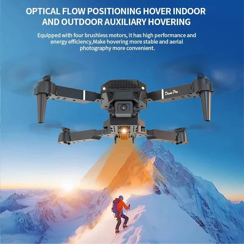 E88 Plus GPS Drone with 8K Dual Camera - 27 Min Flight, Obstacle Avoidance, 1000m Range