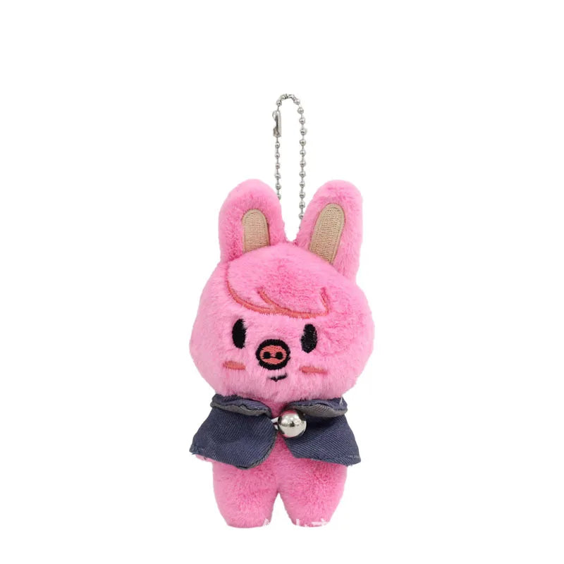 Novo chaveiro de pelúcia SKZOO, pingente de boneco, acessório para mochila, chaveiro de pelúcia com capa da Academia de Magia, brinquedo infantil, presente para fãs.